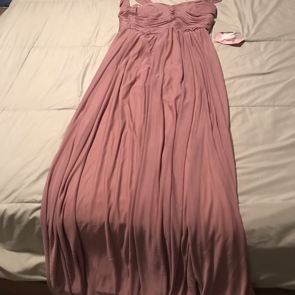 ELSYE DRESS - MAUVE - Picture 5 of 7